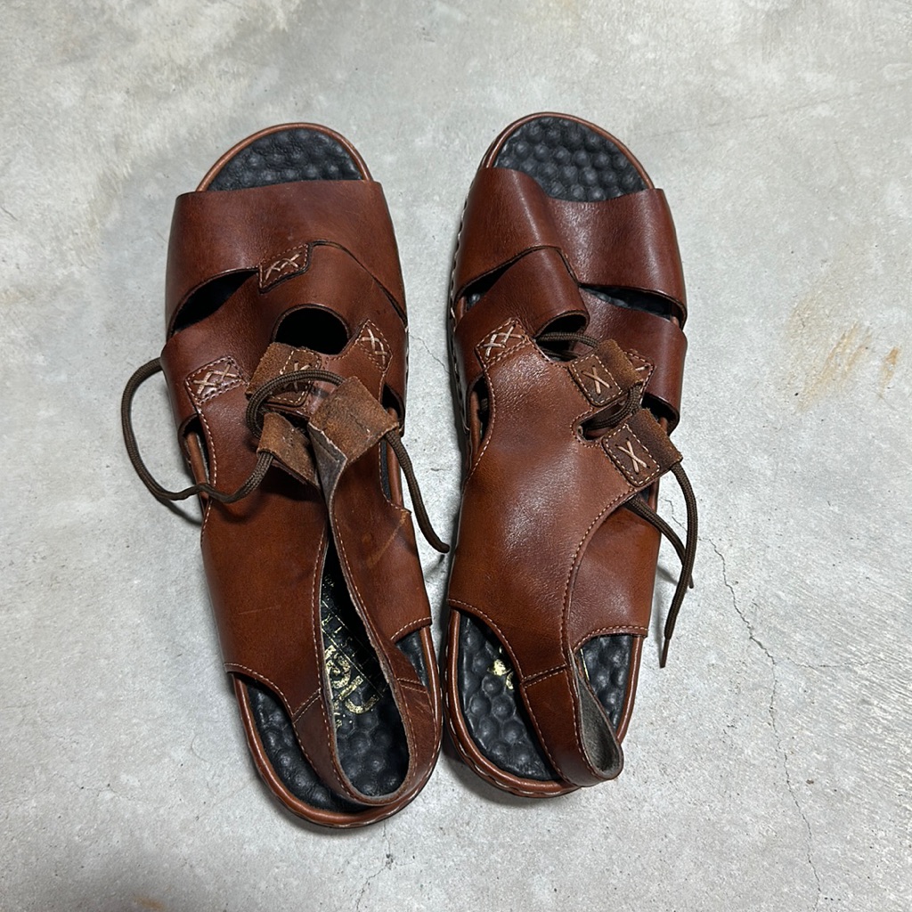 Rieker Brand Brown Lace Up Sandal  Size 43 D58